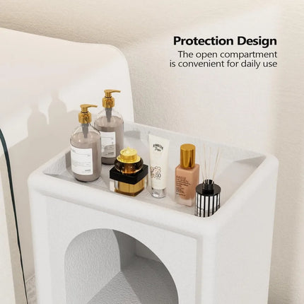 FurnitureZ l  Wooden Salon Cart for Dressing Room, Bedroom