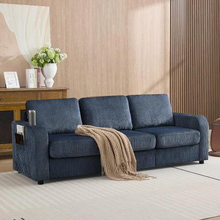 FurnitureZ l  87.4" Oversize 3 Seater Sofa for Living Room