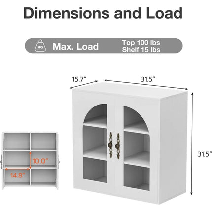 FurnitureZ l  Wooden Modular Buffet Cabinet for Living Room, Dining Room