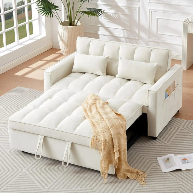 FurnitureZ l  3 in 1 Convertible Sleeper Sofa Bed for Bedroom