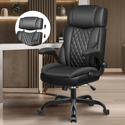 FurnitureZ l  Office Chair Flip Up Arms for Home Office