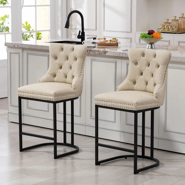 FurnitureZ l 26" Modern Bar stools for Dining Room