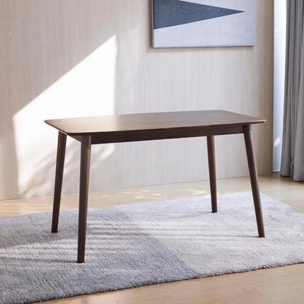 FurnitureZ l  47" Malaysian Oak Rectangular Wooden Dining Table for Dining Room