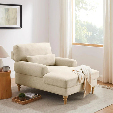 FurnitureZ l  Modern Chaise Lounge Sofa Chair for Living Room