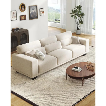 FurnitureZ l  89" 3 Seater Modern Sofa Couch for Living Room