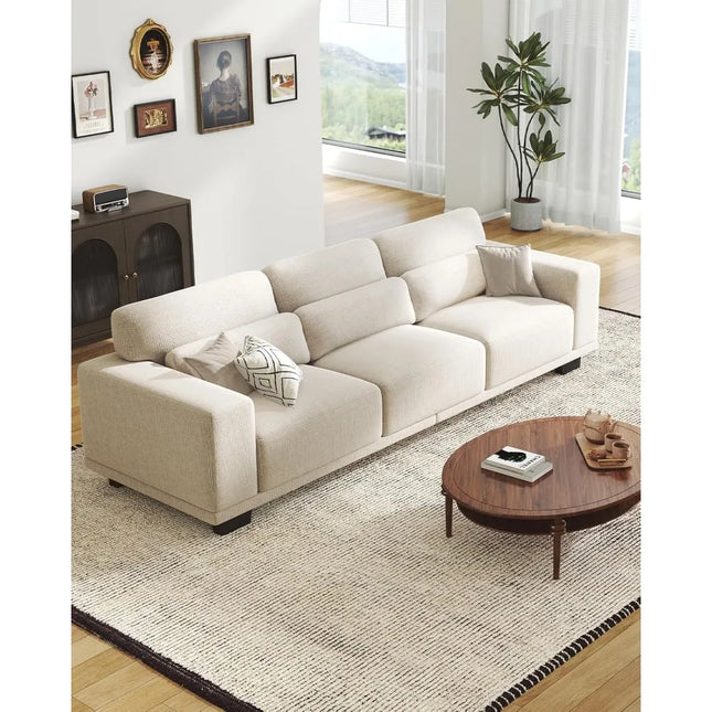 FurnitureZ l  89" 3 Seater Modern Sofa Couch for Living Room