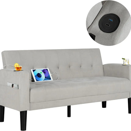 FurnitureZ l  3 Piece Living Room Sofa Set Loveseat Sofas Sets for Living Room