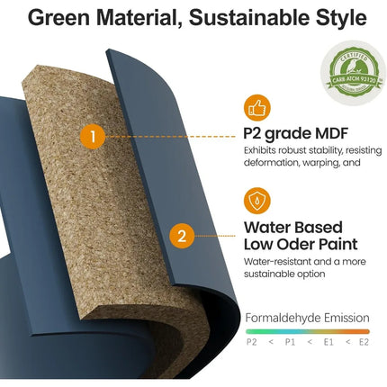 FurnitureZ l  Large Modern 58" Sideboard Buffet Cabinet for Living Room, Dining Room