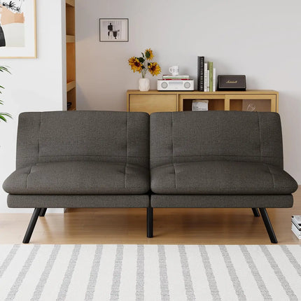 FurnitureZ l  Futon Sofa Bed Convertible Couch for Living Room