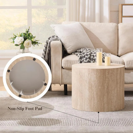 FurnitureZ l  Pair of Wooden Nesting Coffee Tables for Living Room