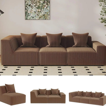 FurnitureZ l  111.5'' Lounge Cloud Sofa for Living Room